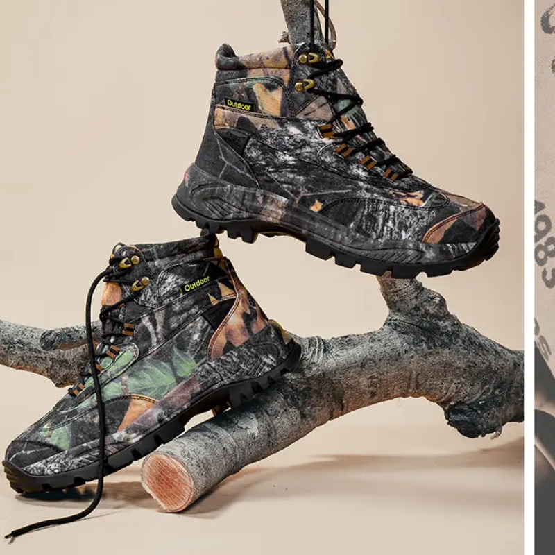 Outdoor Hunting Boots For Men - 남성용 하이탑 카모플라주 사냥 부츠 통기성