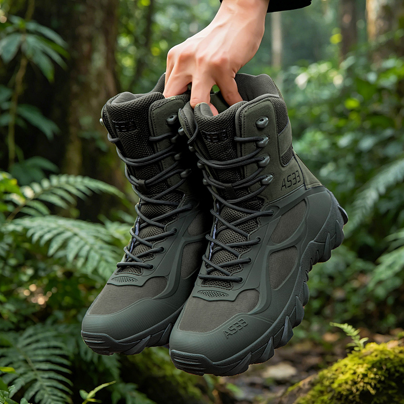 Outdoor Hunting Boots For Men - 남성 전술 부츠 캐주얼 초경량 훈련