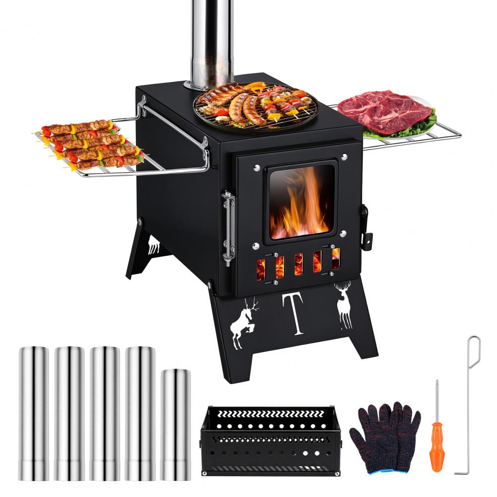 Outdoor Hunting Heater - 야외 접이식 휴대용 나무 난로 2