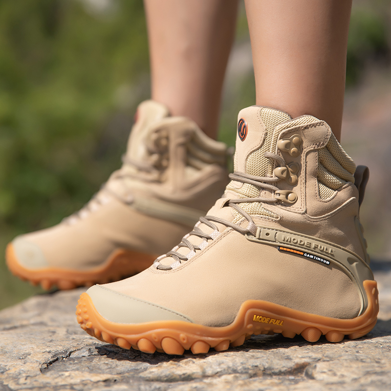 Outdoor Hunting Boots For Men - 암소 가죽 남성 겨울 하이킹 부츠