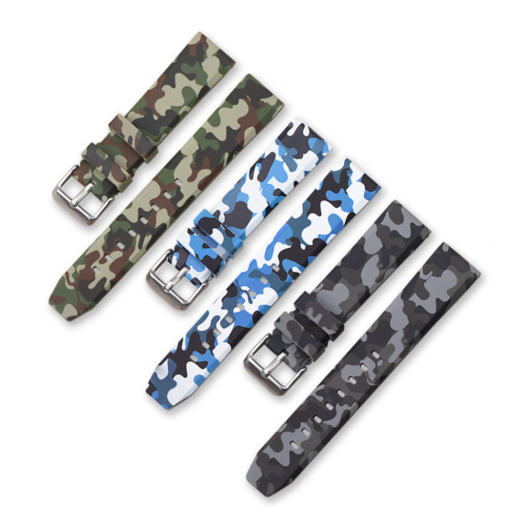 위장 실리콘 스트랩 육군 녹색 눈 정글 사냥 20mm  - Hunting Outdoor Watch 리뷰 및 가격