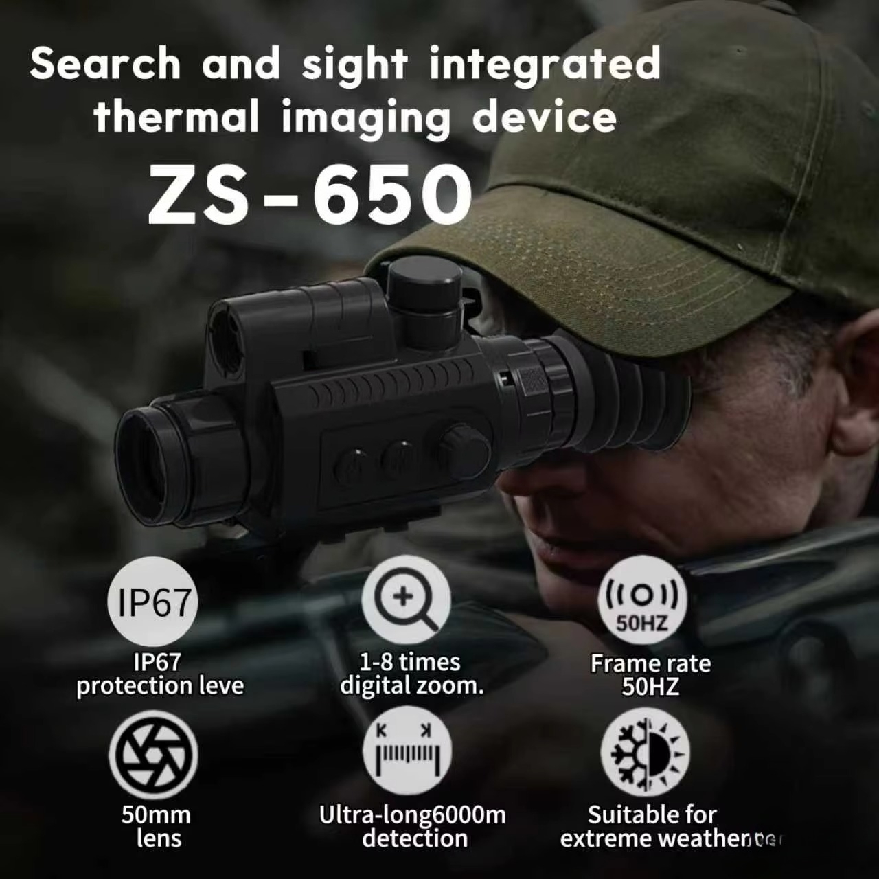 RJ ZS-650 방수 열화상 조준경, 5000m 거리 - Hunting & Outdoor Supplies Carterton 리뷰 및 가격