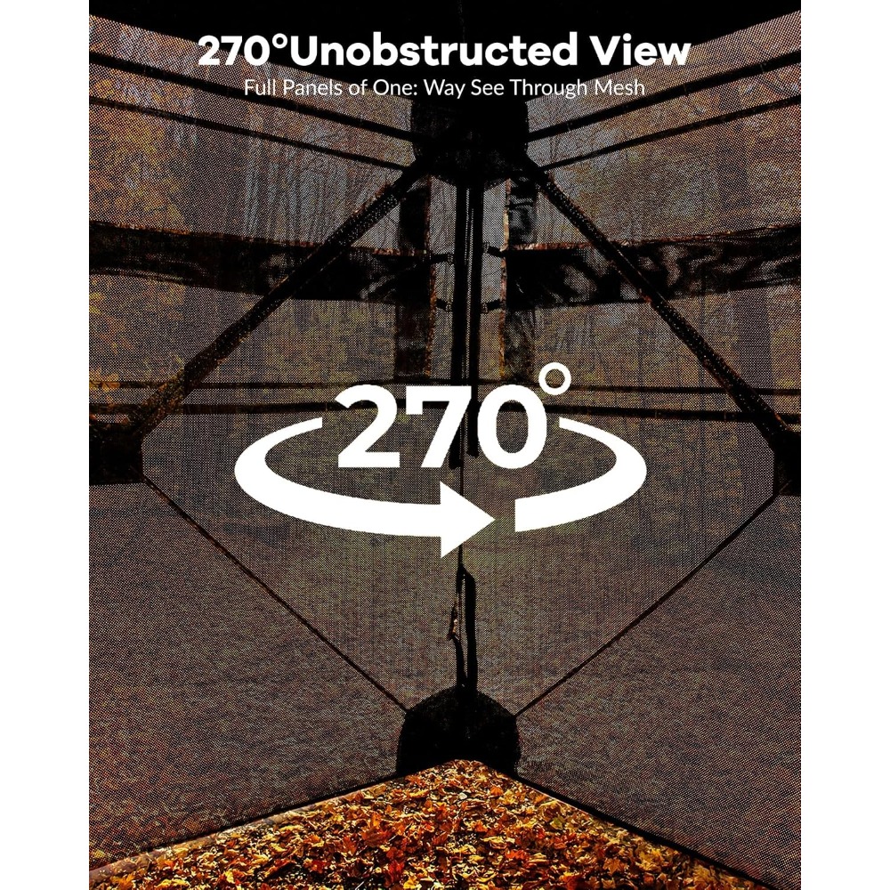 팝업형 270도 사냥 은신처 °   투명창이 있는 4- - Hunting & Outdoor Supplies Carterton 리뷰 및 가격
