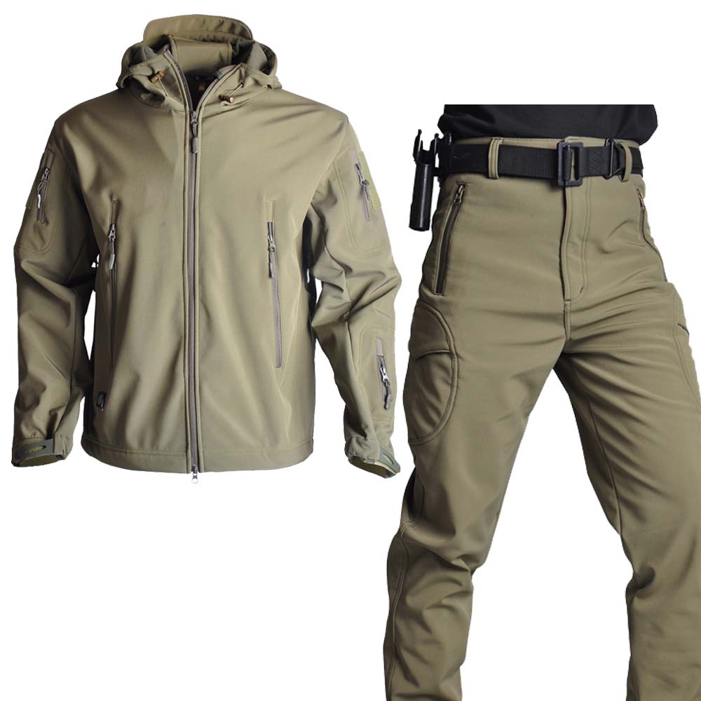 야외 전술 재킷, 부드러운 쉘 양털 작업 바지, 사파리 - Safari Outdoor Hunting Jackets 리뷰 및 가격