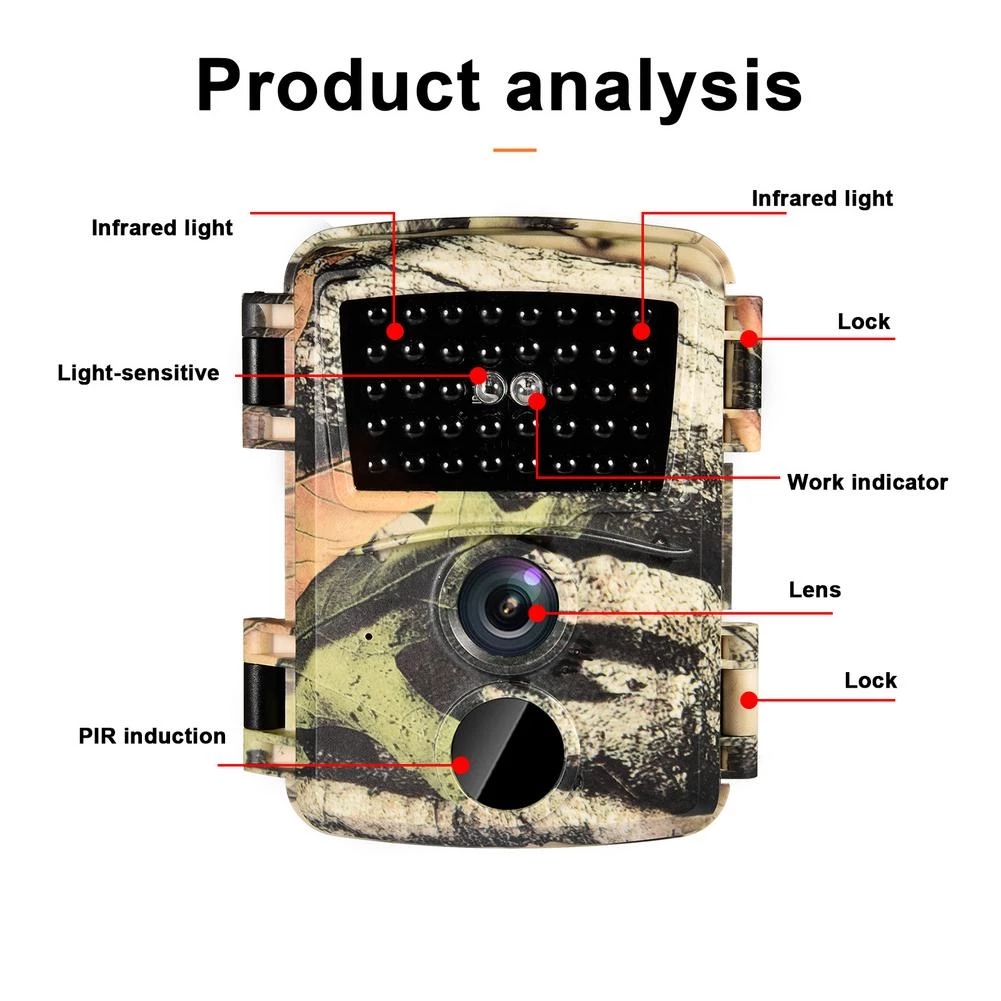 미니 트레일 사냥 카메라 PIR 센서, IP54 방수  - Trail Camera Infrared 리뷰 및 가격