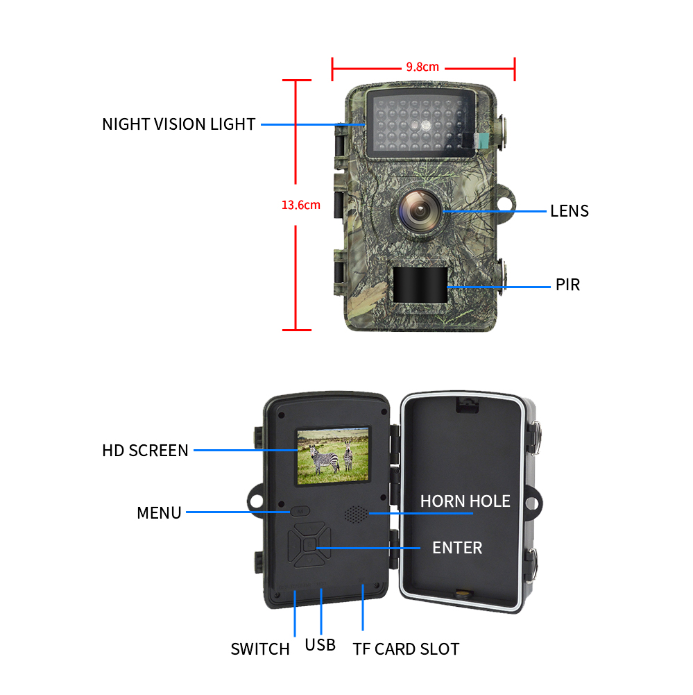 트레일 카메라 12MP 1080P 야생동물 감지기 추적 - Trail Camera Infrared 리뷰 및 가격
